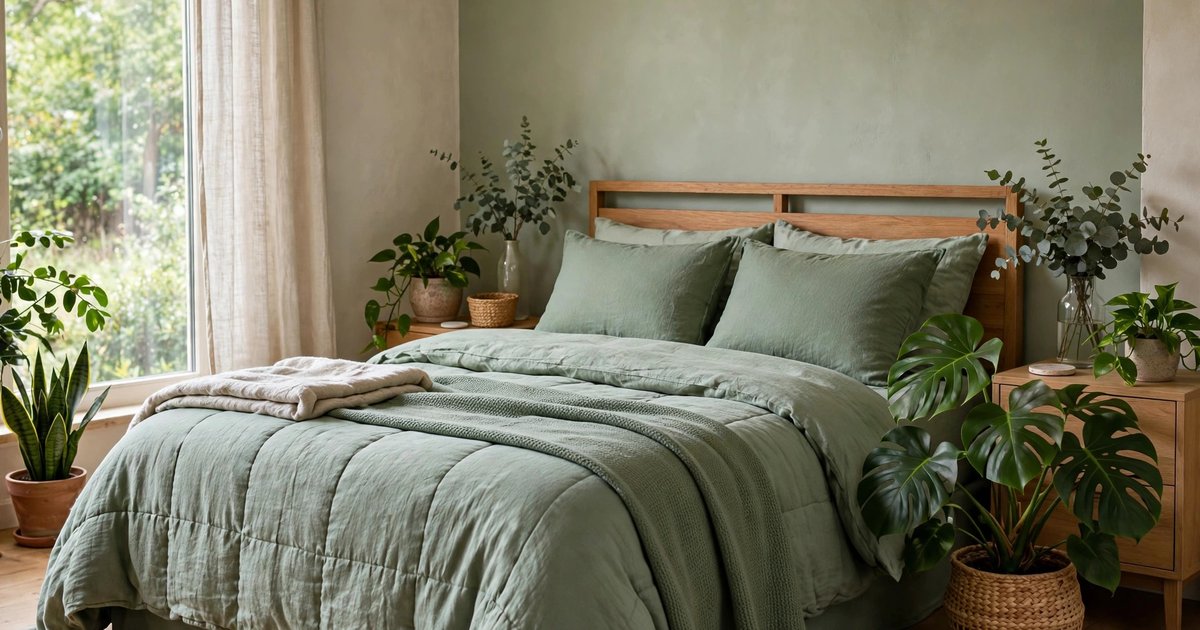 Style plants with your bedding, not against it