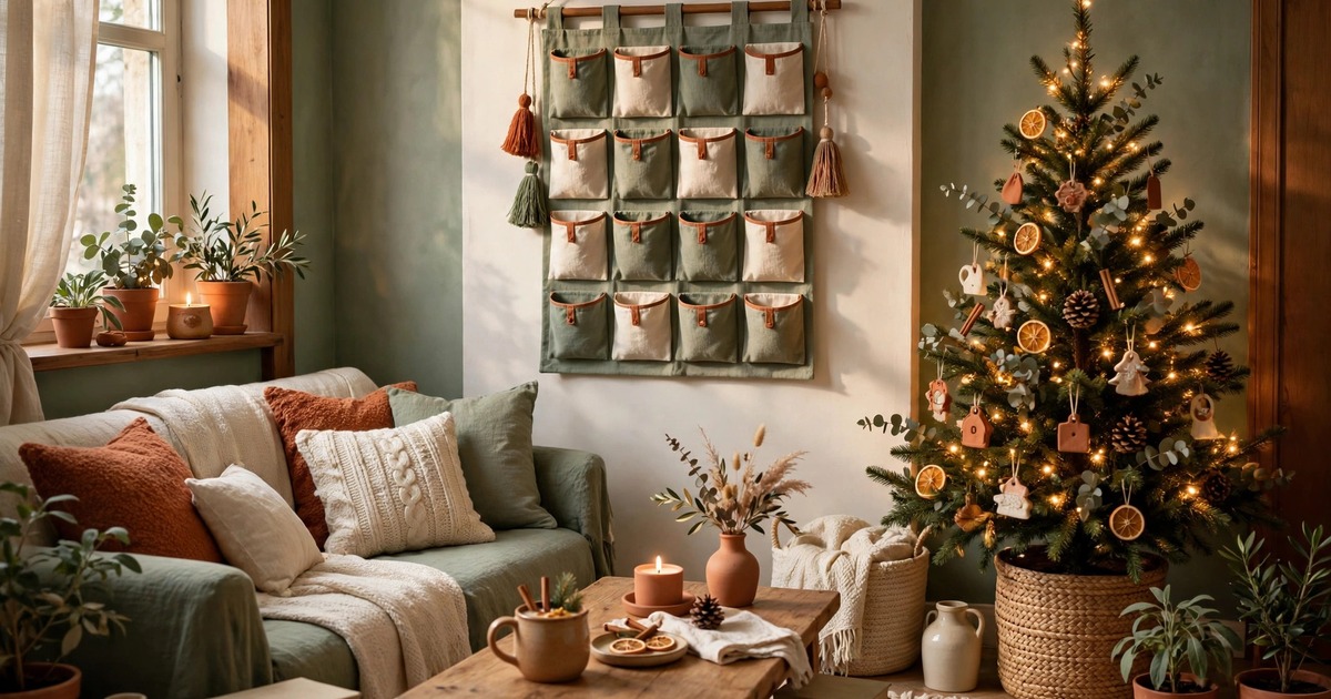 10 Small Apartment Advent Calendar Display Ideas That Double as Christmas Decor