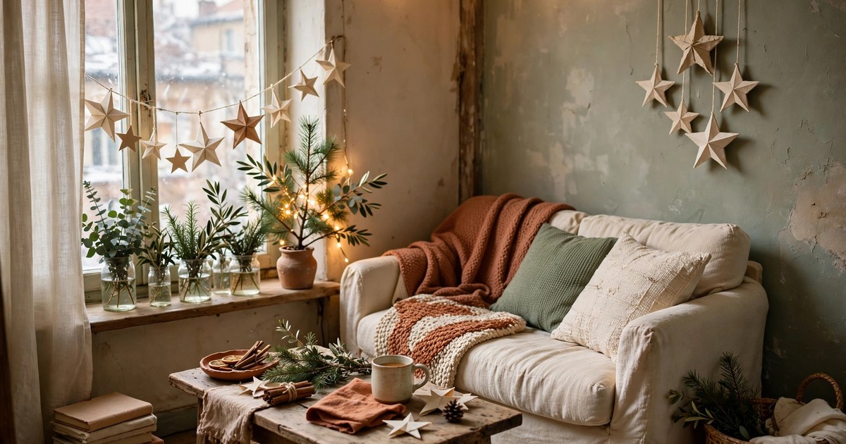How to Decorate a Small Apartment for Christmas Without Buying Anything