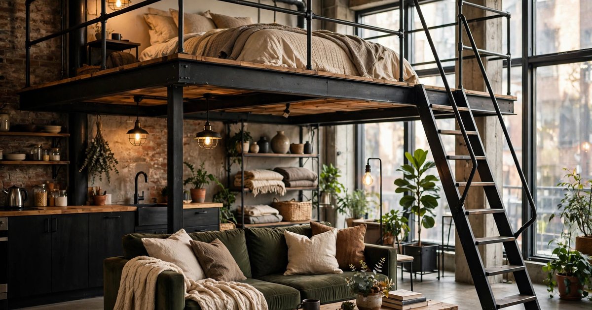 The loft studio (sleep up high)