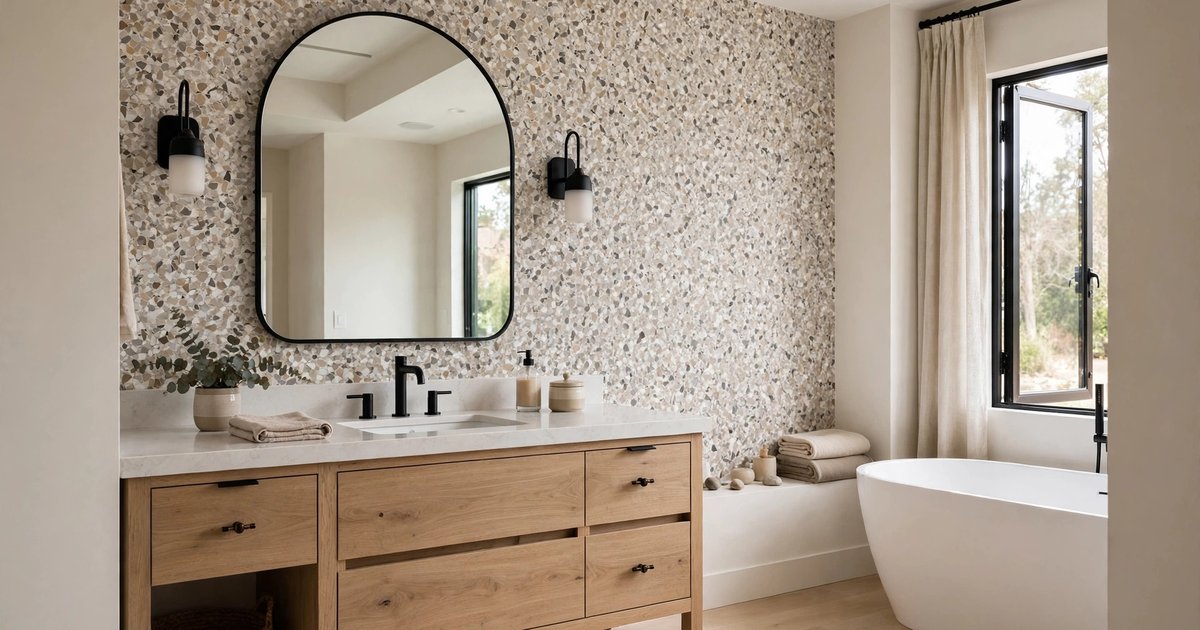 Terrazzo or speckled patterns