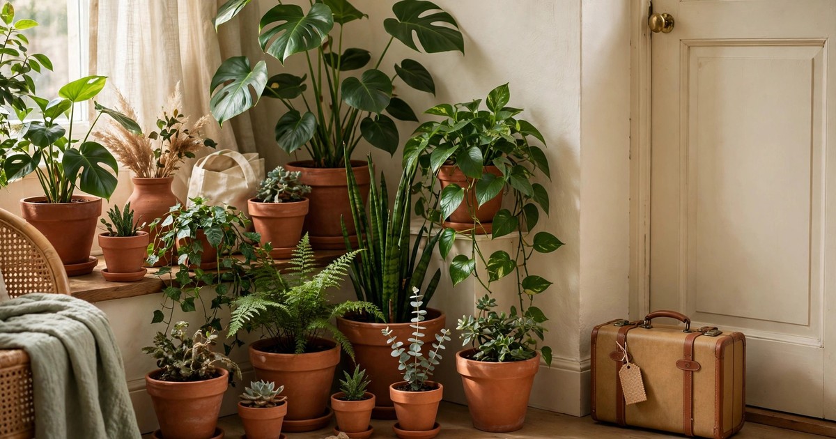 How to Keep Houseplants Alive While You're Away for the Holidays